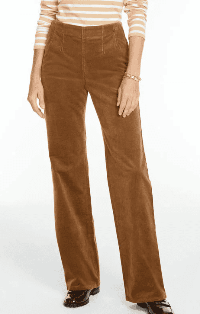 Stretch Corduroy Pull-On Trousers