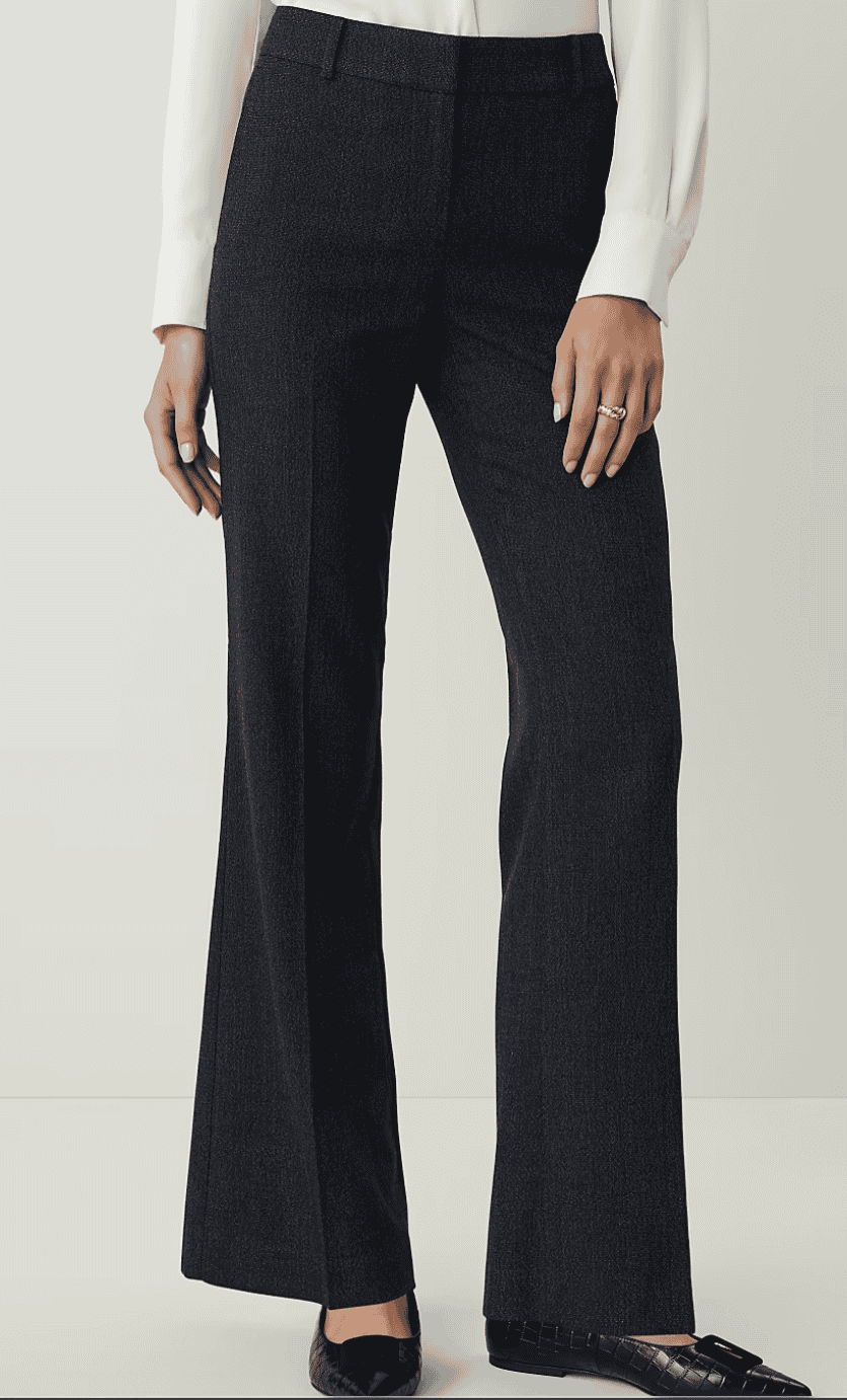 The Jayne Trouser in Faux Denim