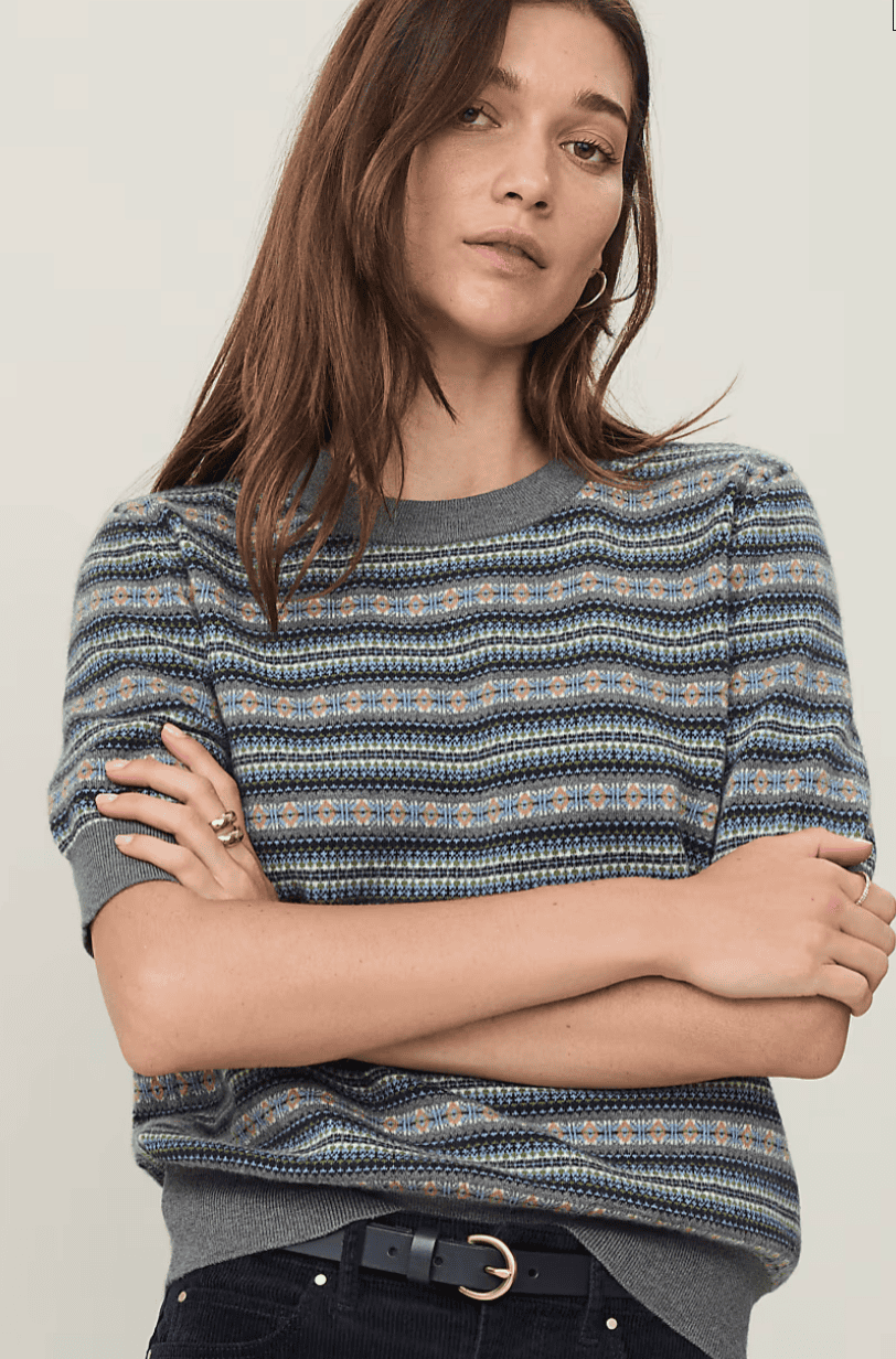 Weekend Fairisle Modern Sweater Tee