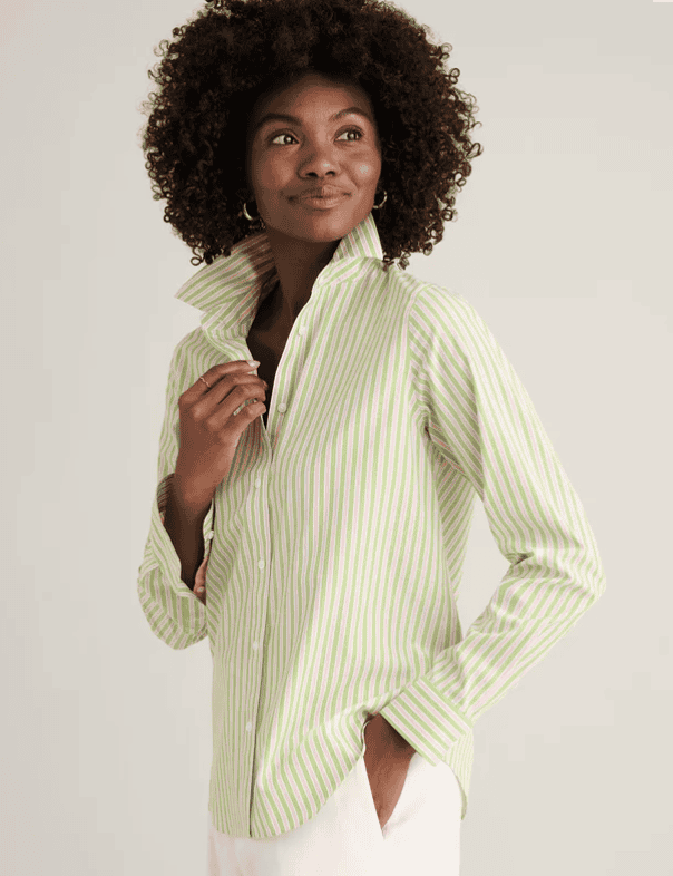 UNTUCKit Wrinkle-Free Stretch Cotton Classic Fit Isabella Shirt