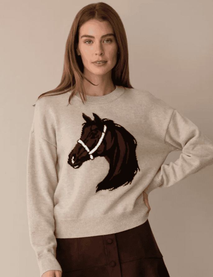 Draper James Horse Sweater