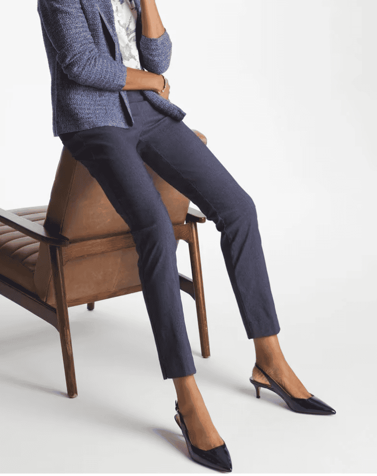 Chico's Indigo Brigitte Slim Fitting Pant