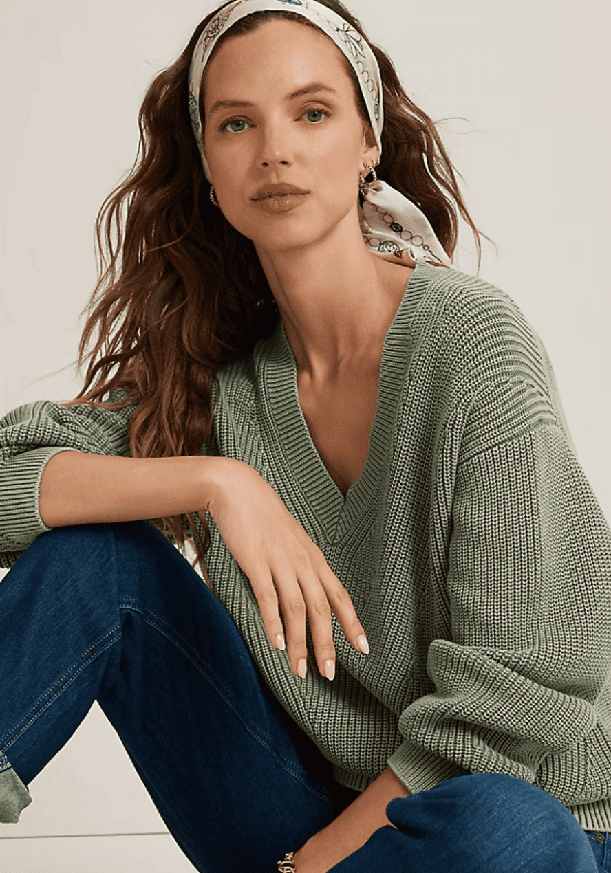 Tommy Bahama Salt & Sea Wash Wave V-Neck Sweater