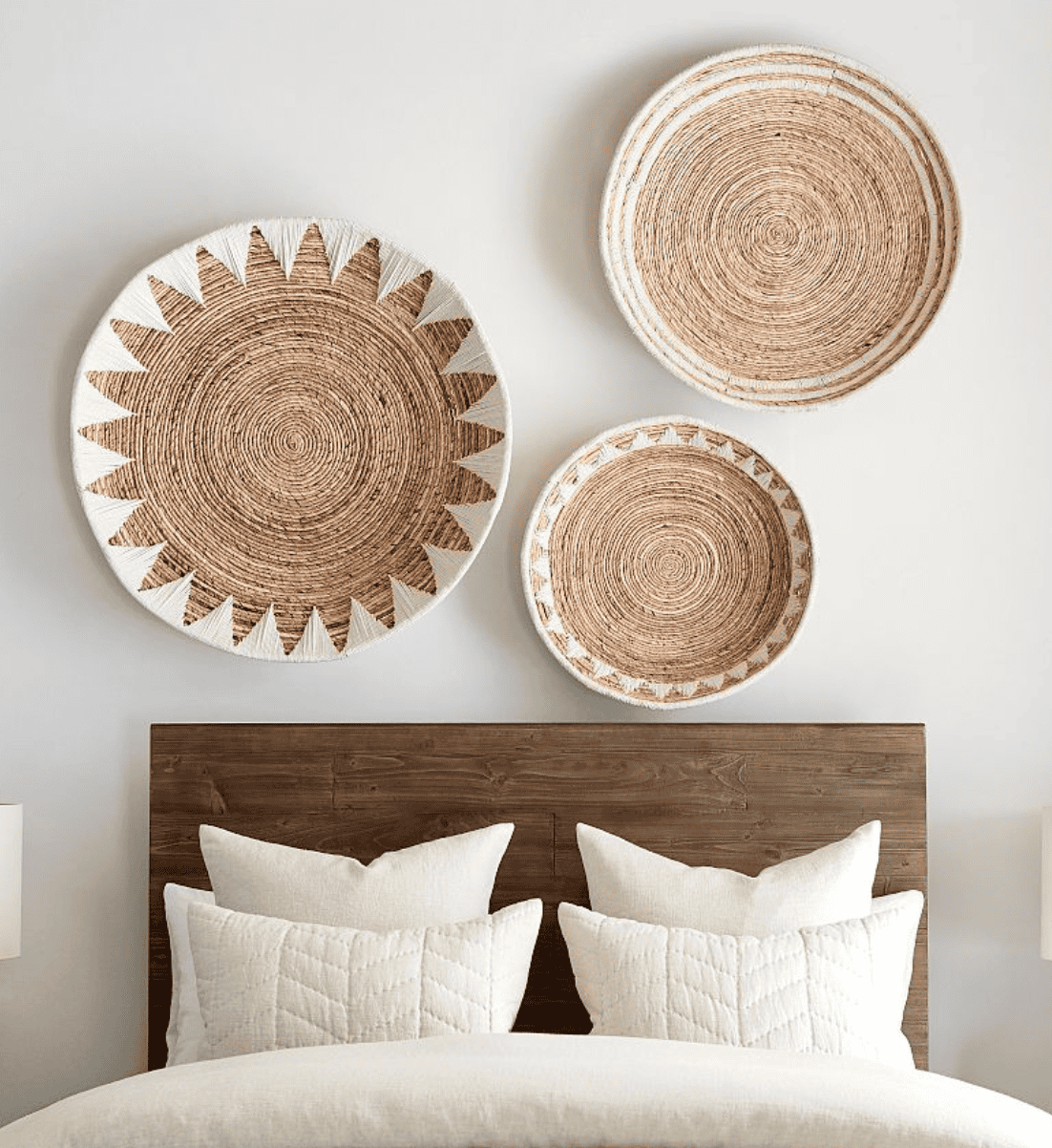 Sunny Handwoven Basket Wall Art
