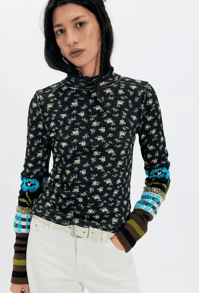 Bold Bowery Cuff Top