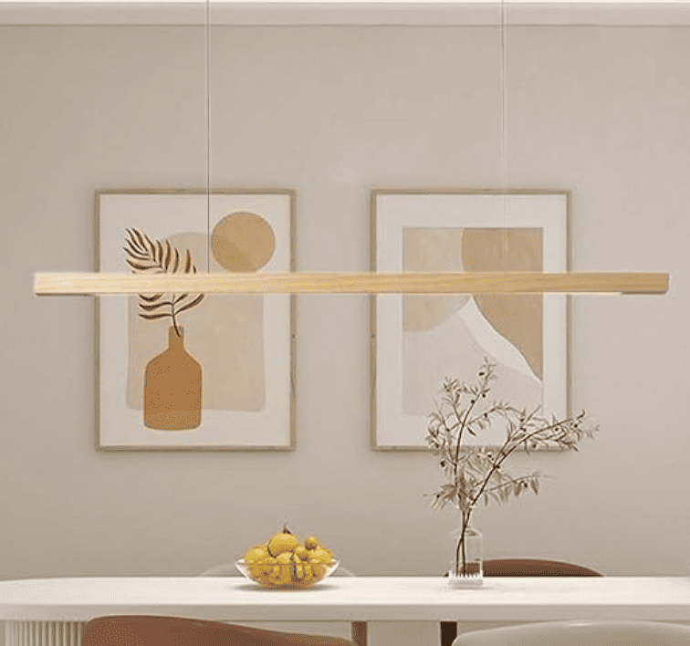 Wood Linear LED Pendant