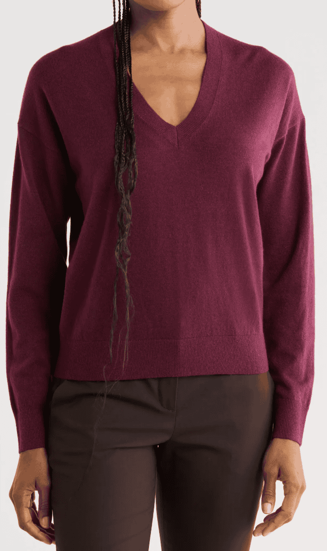 nordstrom rack vneck pullover sweater
