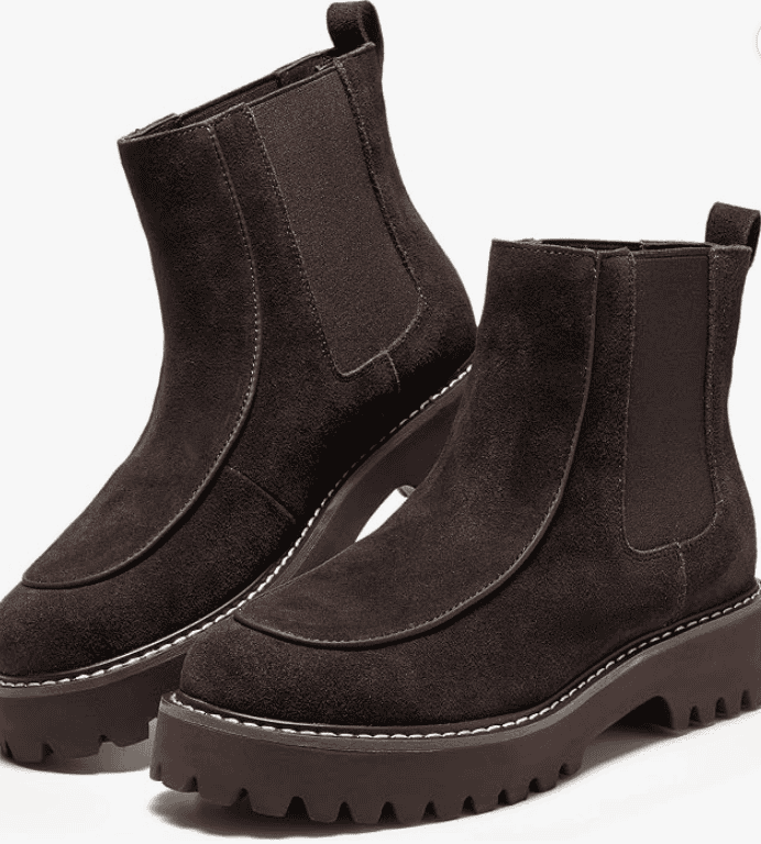 project cloud's leather chelsea boots