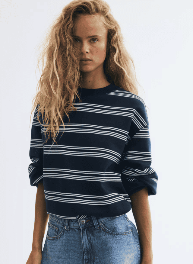 h&M oversized sweatshirt