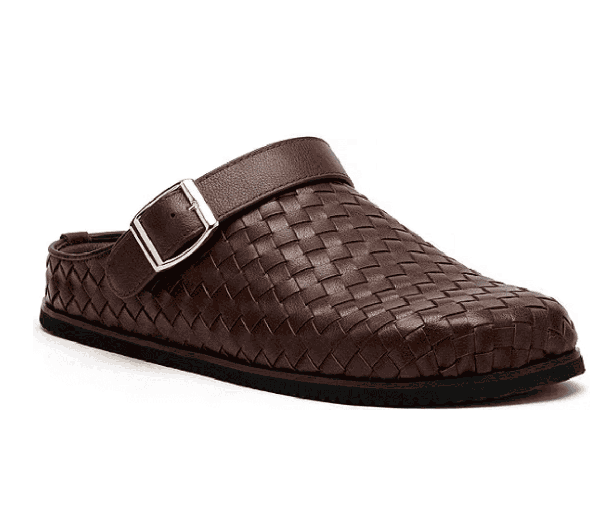 Marc Nolan Solana Woven Leather Clogs