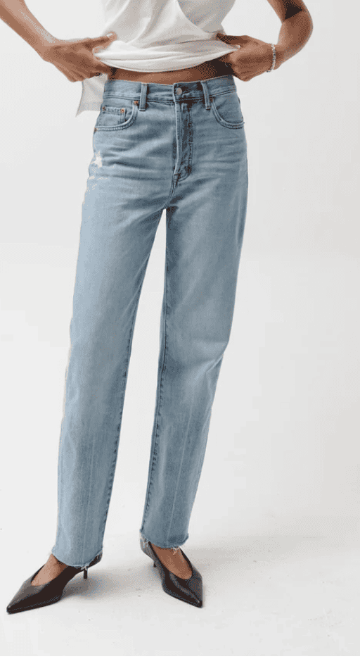pistika cassue super high rise straight jean
