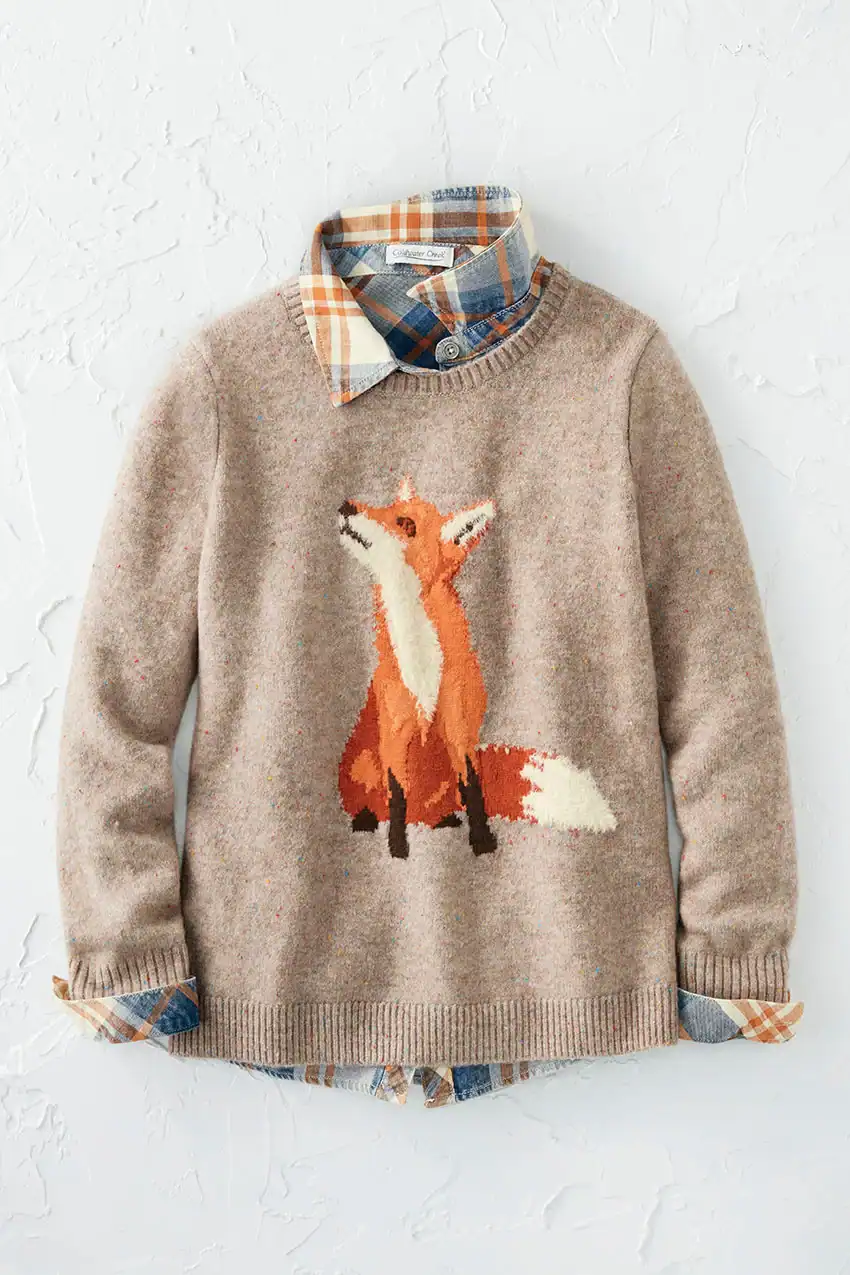 Falling for Foxes Sweater