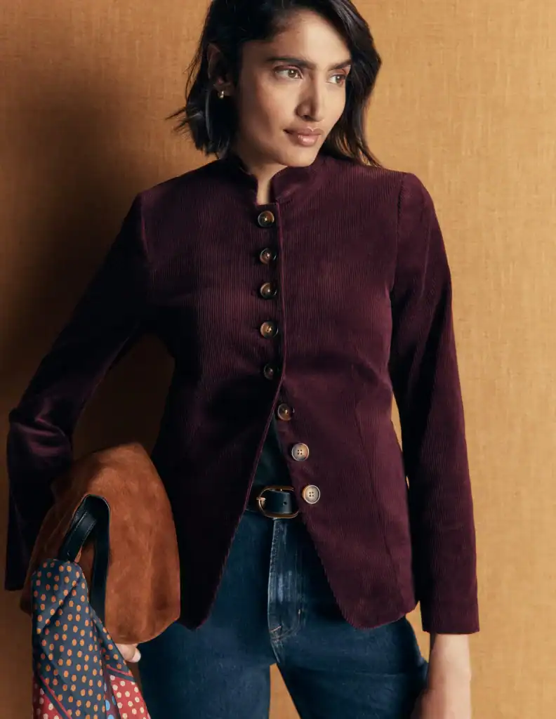 boden suede blazer