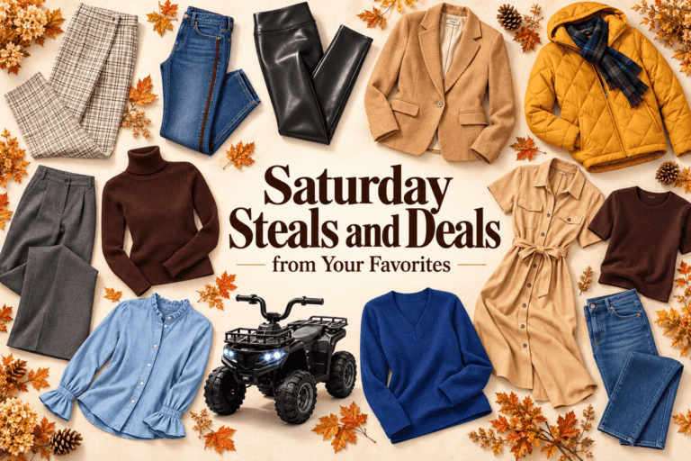 Saturday Steals and Deals from Your Favorites