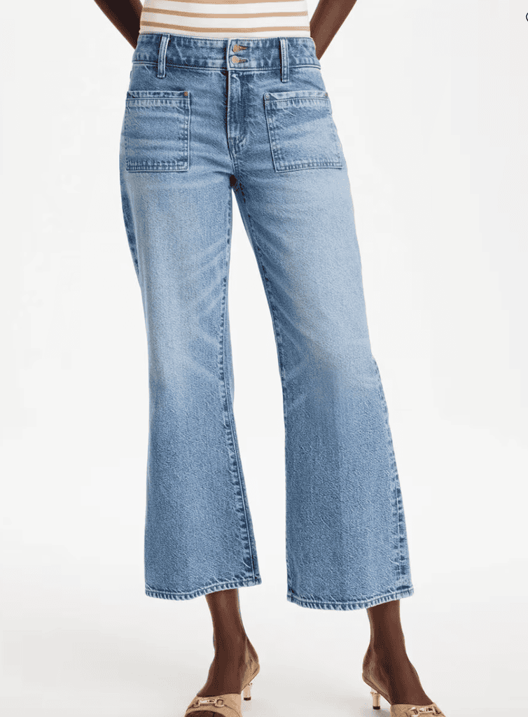 chico's flared vintage crop jeans