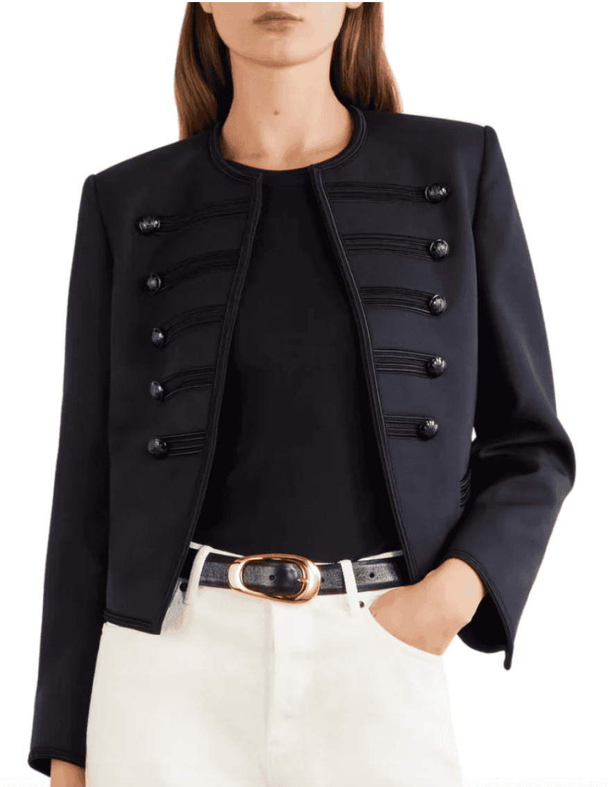 Nili Lotan Blondie Jacket in Midnight