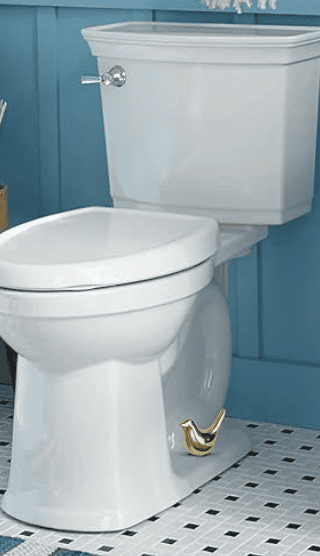 Ceramic Gold Bird Toilet Bolt Covers
