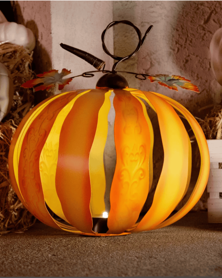 Haunted Hill Farm 3D LED Pumpkin Lantern