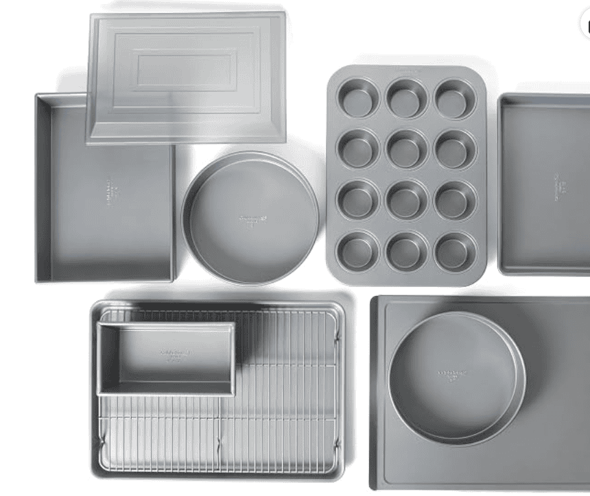 calphalon tital 10 piece nonstick bakeware set