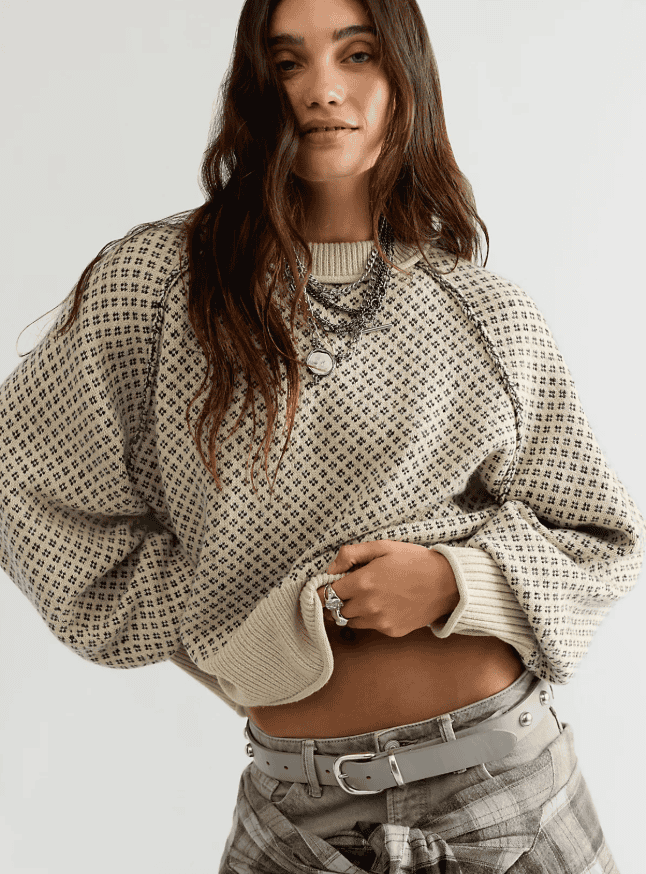 As If Crew Neck Pullover