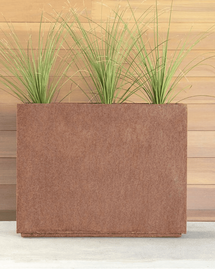 Corten Steel Tall Planter