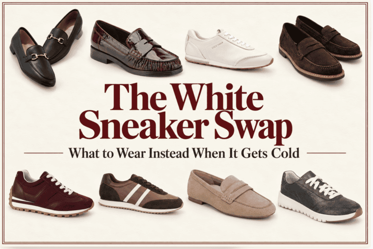 The White Sneaker Swap: What to Wear Instead When It Gets Cold