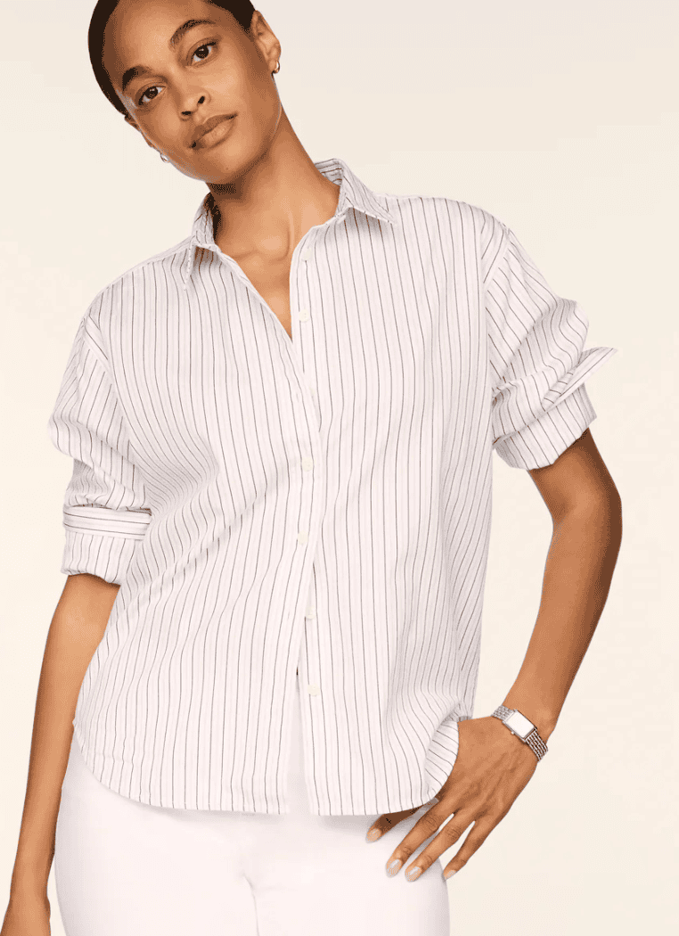 Spanx button-down shirt