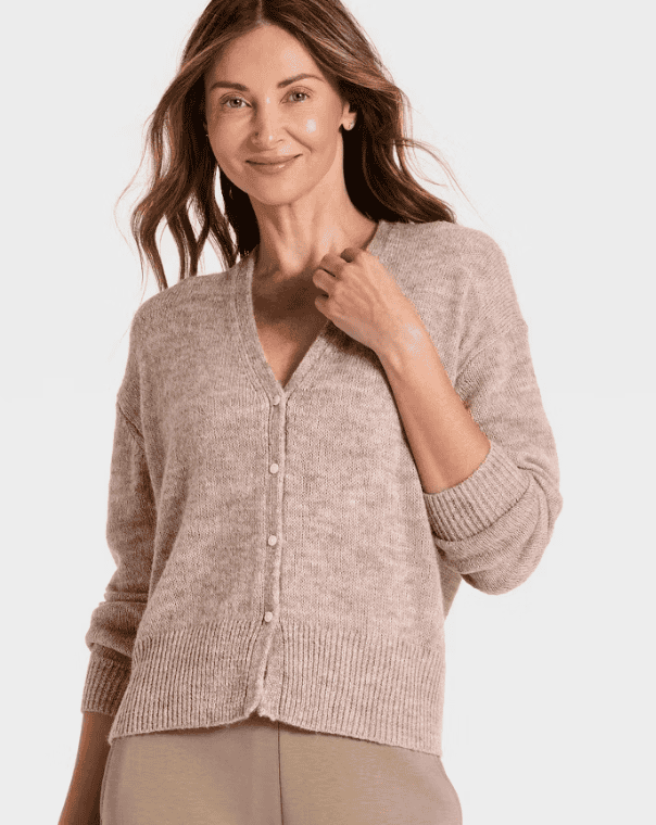 Target Airy Knit Button-Up Cardigan