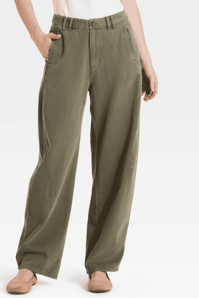 Target High Rise Barrel Pant