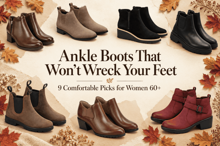 Ankle Boots That Won’t Wreck Your Feet: 9 Comfortable Picks for Women 60+