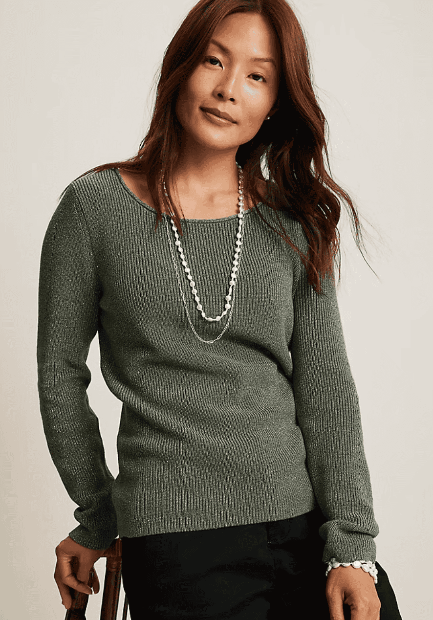Tommy Bahama Opal Shore Shimmer Crewneck Sweater